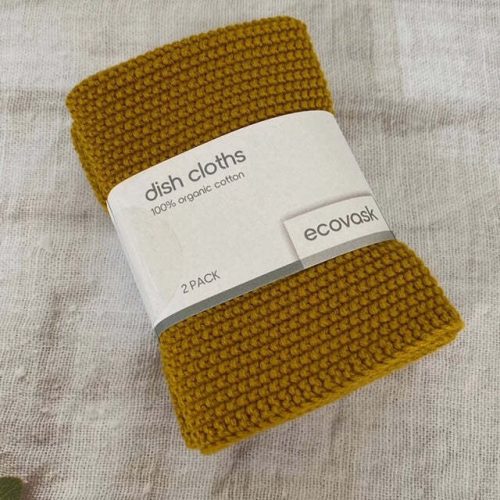 Ecovask Dishcloth Lite Corn 2pk