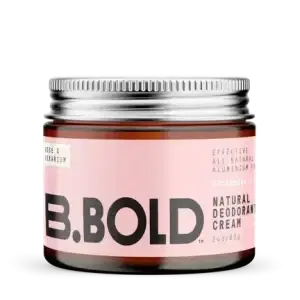 BBold Deodorant Rose Geranium BiCarbonate Free 60g
