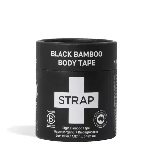 STRAP Black Bamboo Body Tape