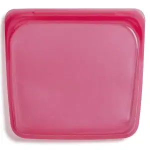 Stasher sandwich bag pink