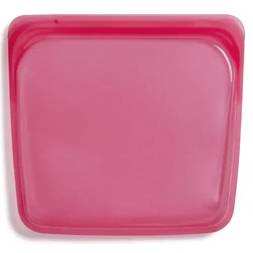 Stasher sandwich bag pink