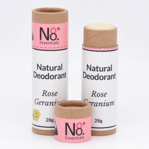 No8 Essentials Deodorant Rose Geranium 28g