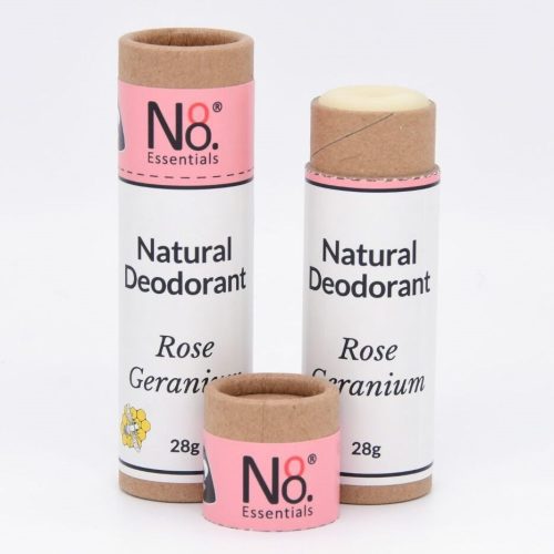No8 Essentials Deodorant Rose Geranium 28g