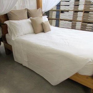 Blessed Earth Sheet Fitted King/Single White
