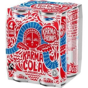 Karma Cola Can 4pk 250ml