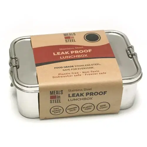Meals In Steel Large Rectangular Leakproof Box