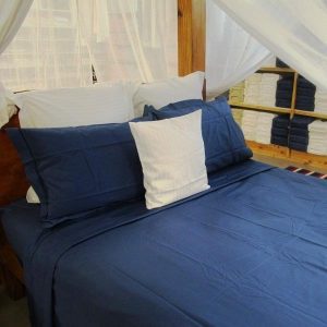 Blessed Earth Sheet Set Super/King Navy Magnificent