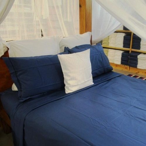 Blessed Earth Sheet Set Super/King Navy Magnificent