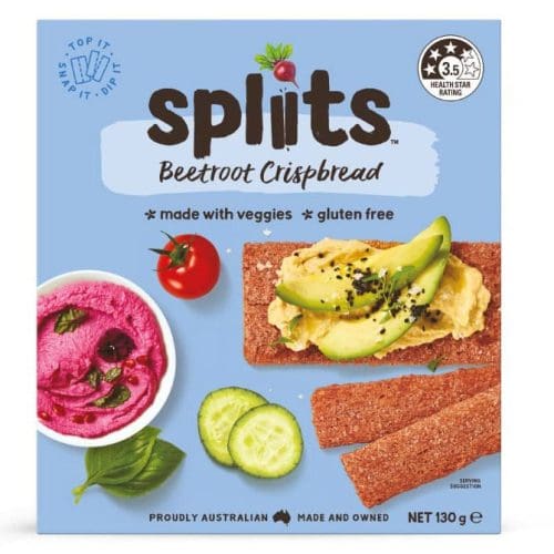 Spliits Crispbread Beetroot 130g