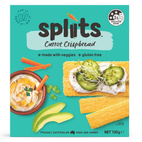Spliits Crispbread Carrot 130g