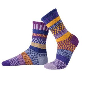 Solmate Socks Purple Rain Large