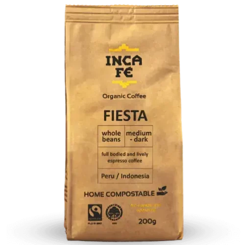 IncaFe Fiesta Whole Beans 200g