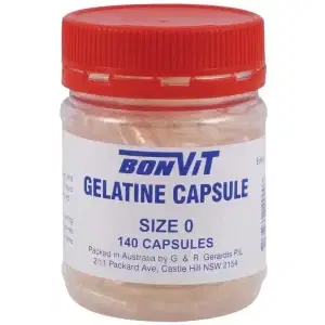 Bonvit Gelatine Capsules 140cp