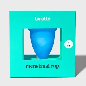Lunette Menstrual Cup Aqua Blue #2