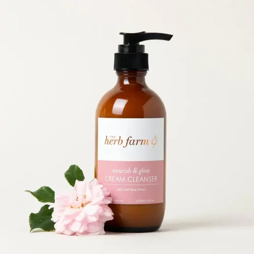 HerbFarm Nourish Glow Softening Rose Cream Cleanser 200ml
