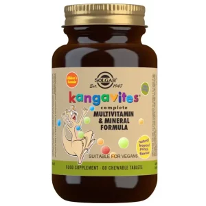 Solgar1 Kangavites Chewable Multivitamin Tropical 60cp