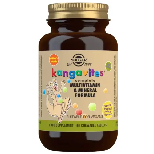 Solgar1 Kangavites Chewable Multivitamin Tropical 60cp