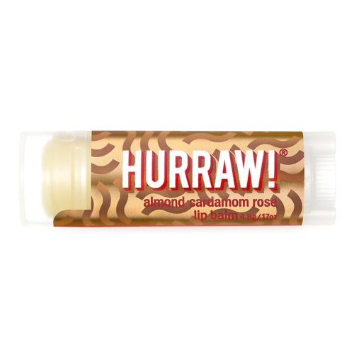 Hurraw LipBalm Almond Cardamom Rose 4g