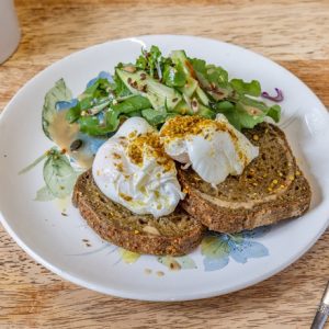 Cafe Eggs on Toast