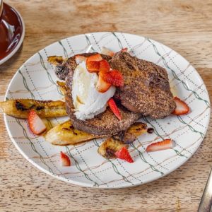 Cafe French Toast Fruit Brioche