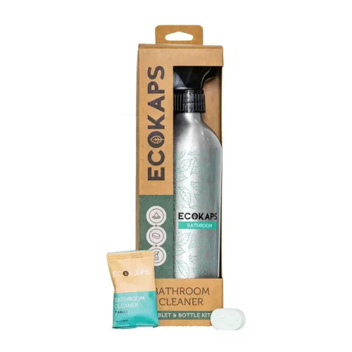 Ecokaps Bathroom Cleaner Bottle & Tablet Kit