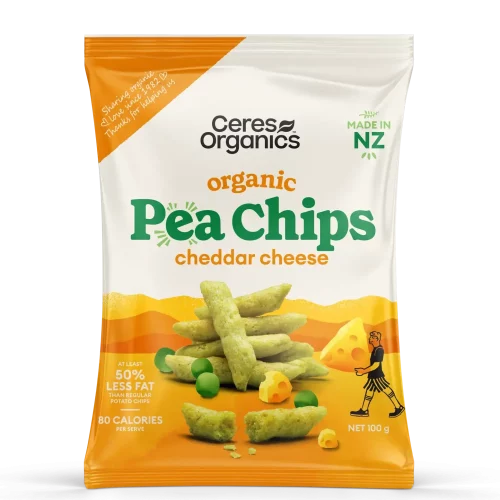 Ceres Pea Chips Cheese 100g