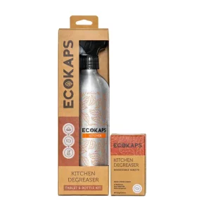 Ecokaps Kitchen Degreaser Bottle & Tablet Kit