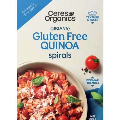 Ceres Quinoa Rice Pasta Spirals 250g
