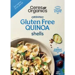 Ceres Quinoa Rice Pasta Shells 250g