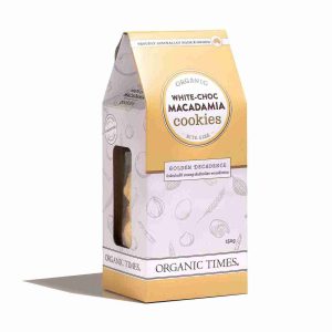OrganicTimes White Chocolate Macadamia Cookies 150g