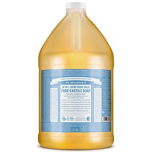 Dr Bronners Baby Unscented Castile 3.8L
