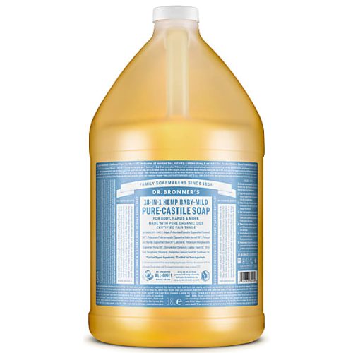 Dr Bronners Baby Unscented Castile 3.8L