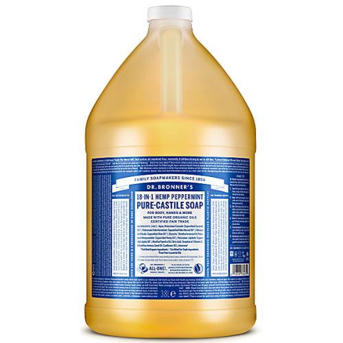 Dr Bronners Peppermint Castile Soap 3.8L