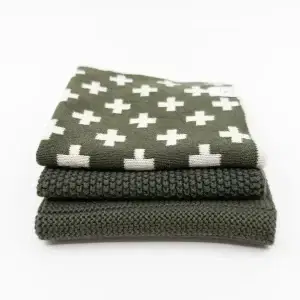 Ecovask Dishcloth Variety Denim 3pk