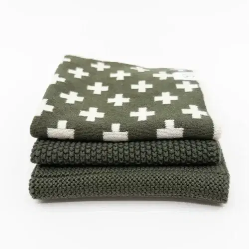 Ecovask Dishcloth Variety Denim 3pk