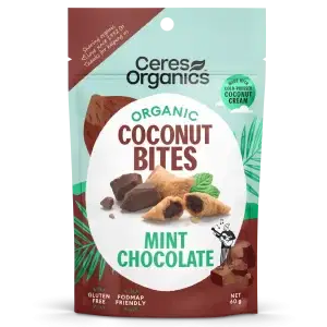 Ceres Coconut Wafer Bites Mint Chocolate 60g