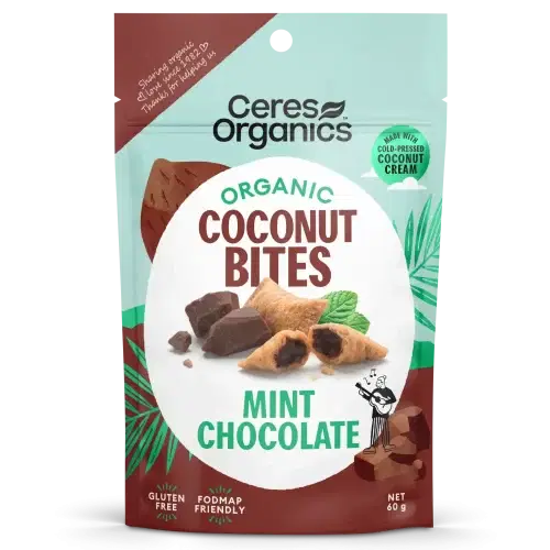 Ceres Coconut Wafer Bites Mint Chocolate 60g