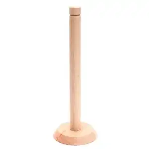 Dishy Beechwood Paper Towel Holder