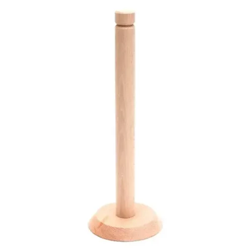 Dishy Beechwood Paper Towel Holder
