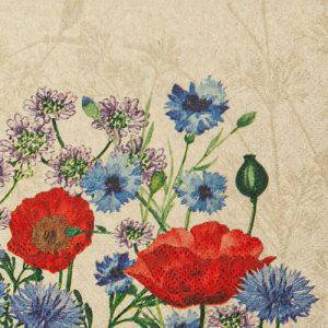 HomeFashion Wild Poppies Napkins 20pk
