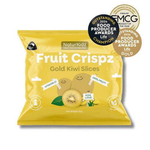 NaturKidz Fruit Crispz Gold Kiwi Slices 10g