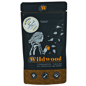 Wildwood Cinnamon Cacao WIth Cordyceps & Lions Mane 100g