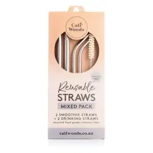 CaliWoods Reusable Straws Mixed Pack