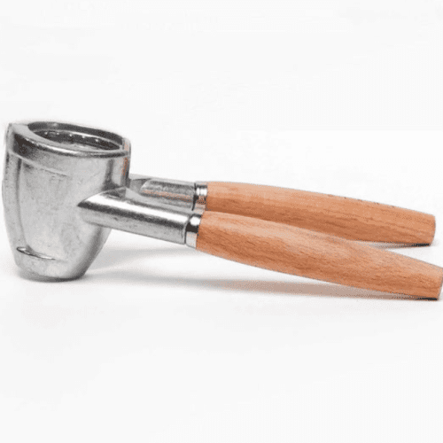 Dishy Beechwood Metal Nut Cracker