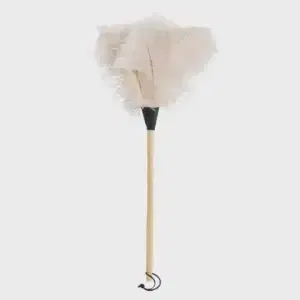 Ostrich Feather Duster White 44cm