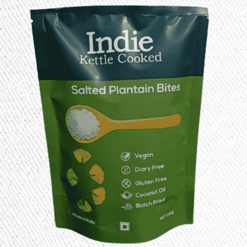 Indie Kettle Cooked Salted Plantain Bites 150g