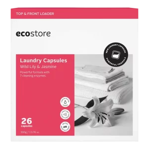 Ecostore Laundry Capsules Wild Lily Jasmine 26pk