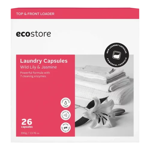 Ecostore Laundry Capsules Wild Lily Jasmine 26pk