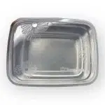 Looking from the top down at BentoNinja Silicone Clear Lid Leakproof