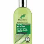 A bottle of Dr Organic Aloe Vera Shampoo 265ml